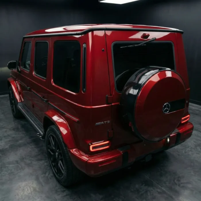 PPF Rouge Vampire Métallisé Brillant – Film de Protection Carrosserie Voiture The Xlines Maroc 6