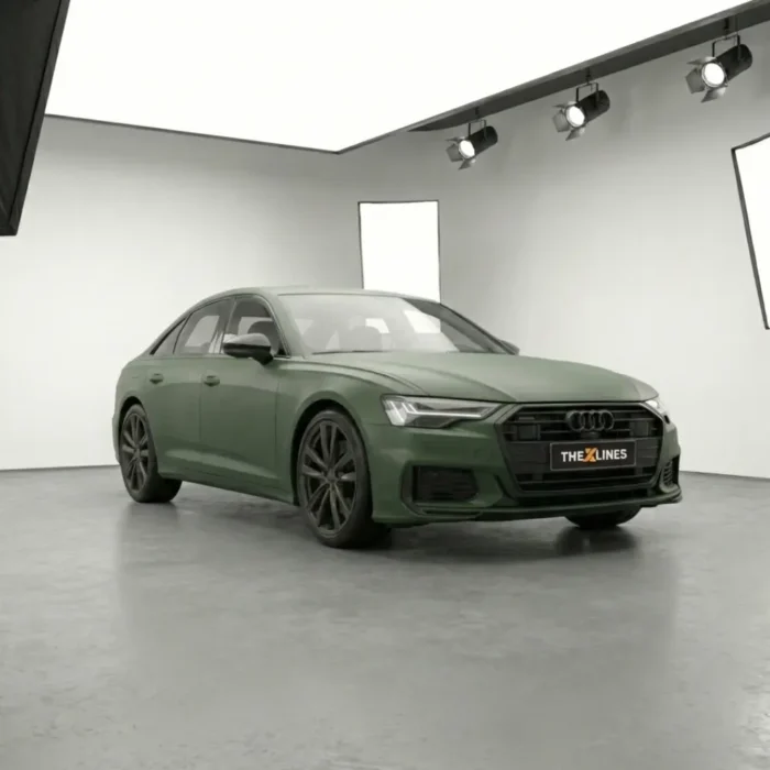 PPF Vert Militaire Super Mat – Film de Protection Carrosserie Voiture The Xlines Maroc 4