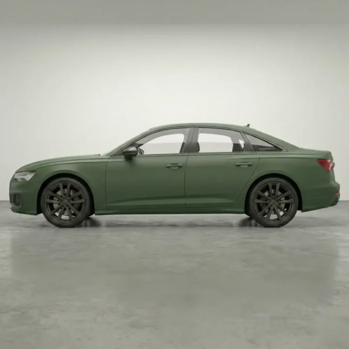 PPF Vert Militaire Super Mat – Film de Protection Carrosserie Voiture The Xlines Maroc 6