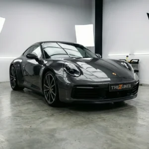 Covering voiture gris anthracite foncé brillant look sport premium Maroc