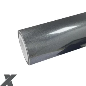 Rouleau film covering PET Coal Ash gris charbon ultra gloss sans peau d'orange Maroc